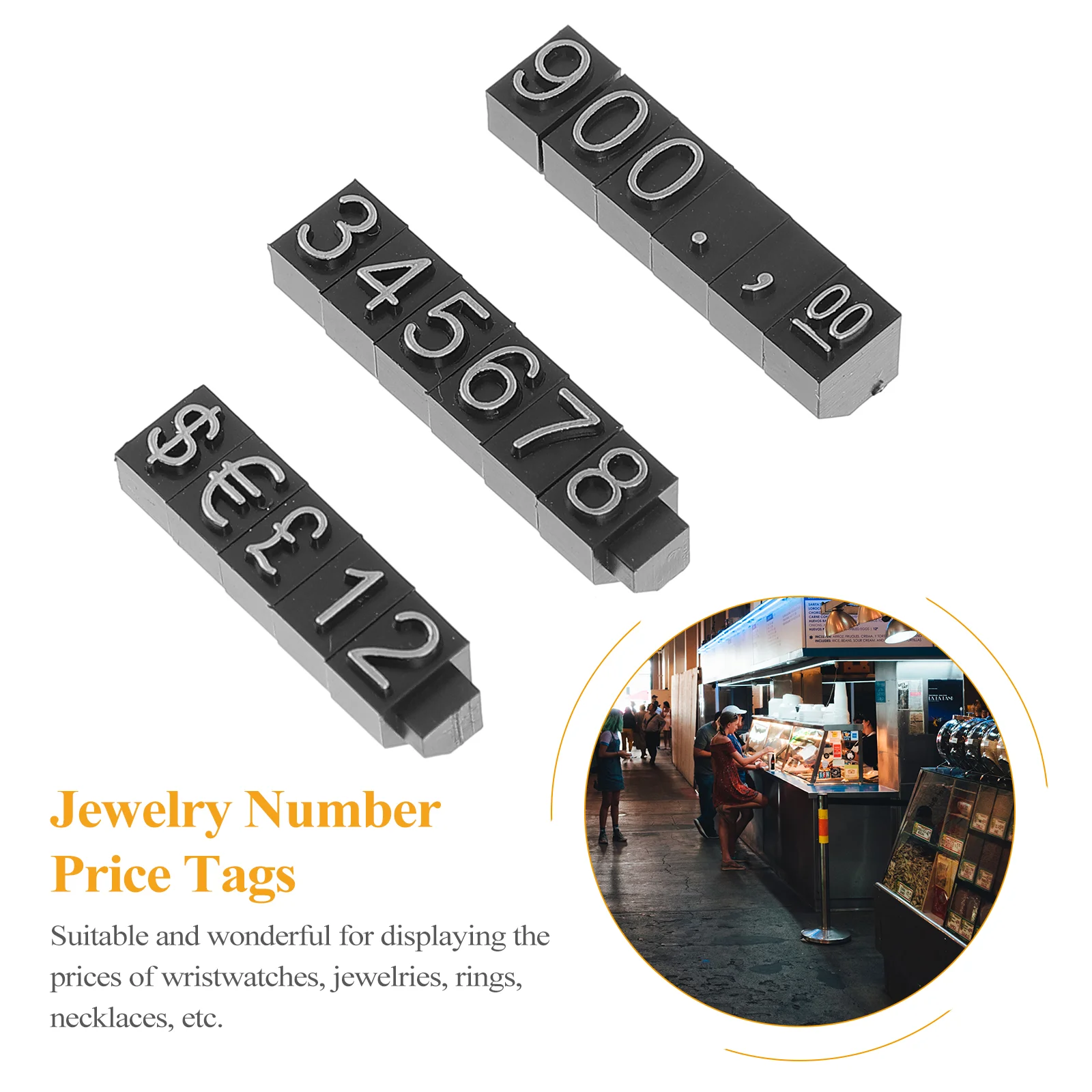 10pcs Price Label Display Sign Number Display Price Tags Shop Price Display Tags