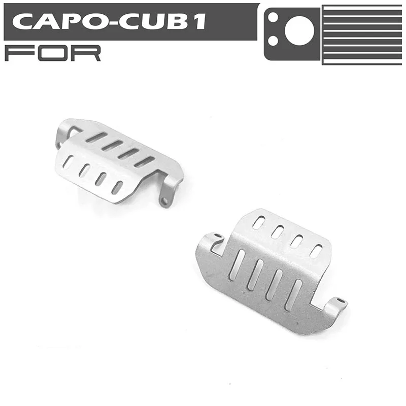 Scale 1/18 Metal Chassis Axle Guard for Capo cub1 Defender 1 18 RC Car