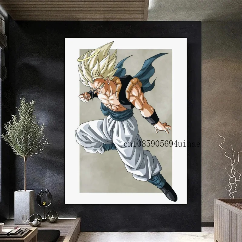 Bandai Anime Leinwandgemälde HD Poster Wandkunstdruck Dragon Ball Son Goku Klassische dekorative Bilder für Wohnzimmer ohne Rahmen