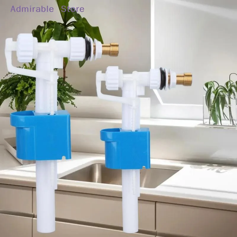 [W]1Pcs G3/8 G1/2 Inch Connection Cistern Toilet High Pressure Side Inlet Valve Toilet Drain Valve Cistern Filling Valve