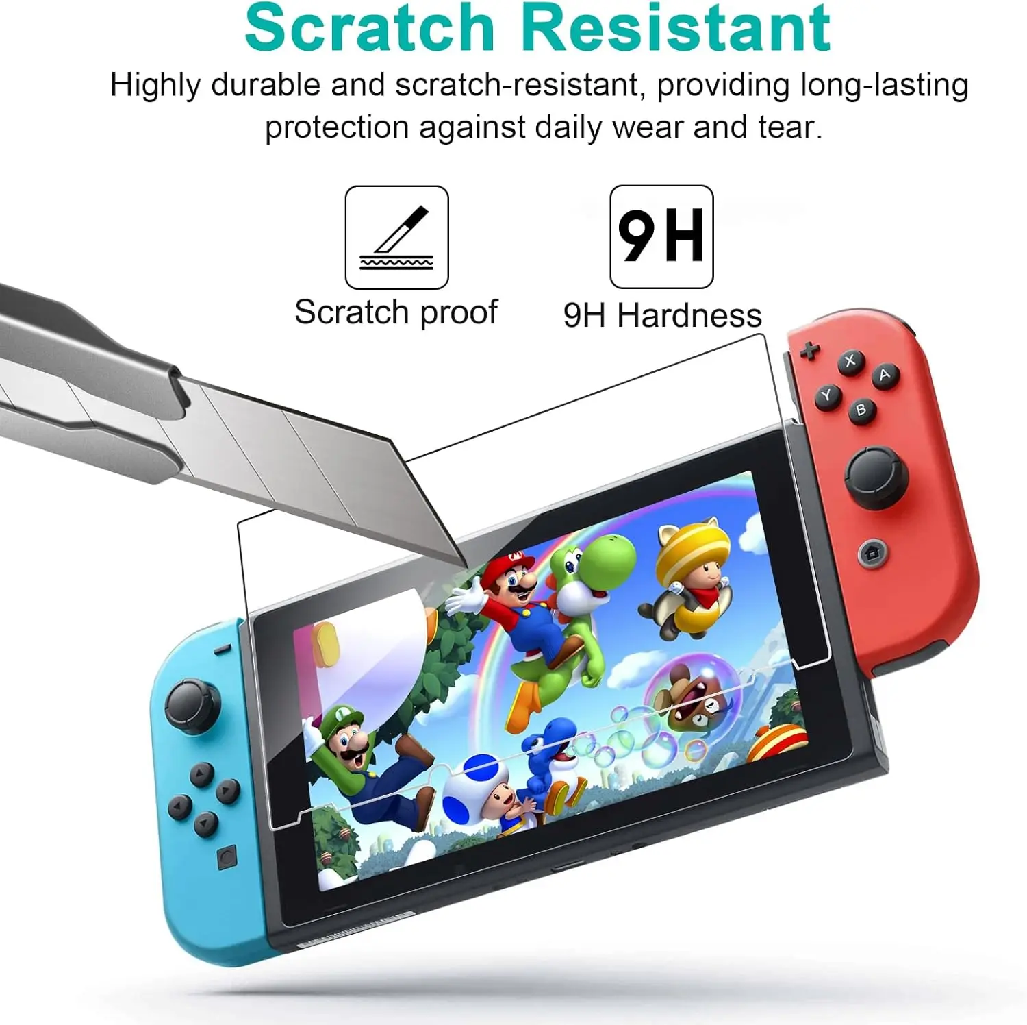 1/2/3PCS Protective Glass For Nintend Switch Tempered Glass Screen Protector for Nintendos Switch Oled Lite NS Accessories Film