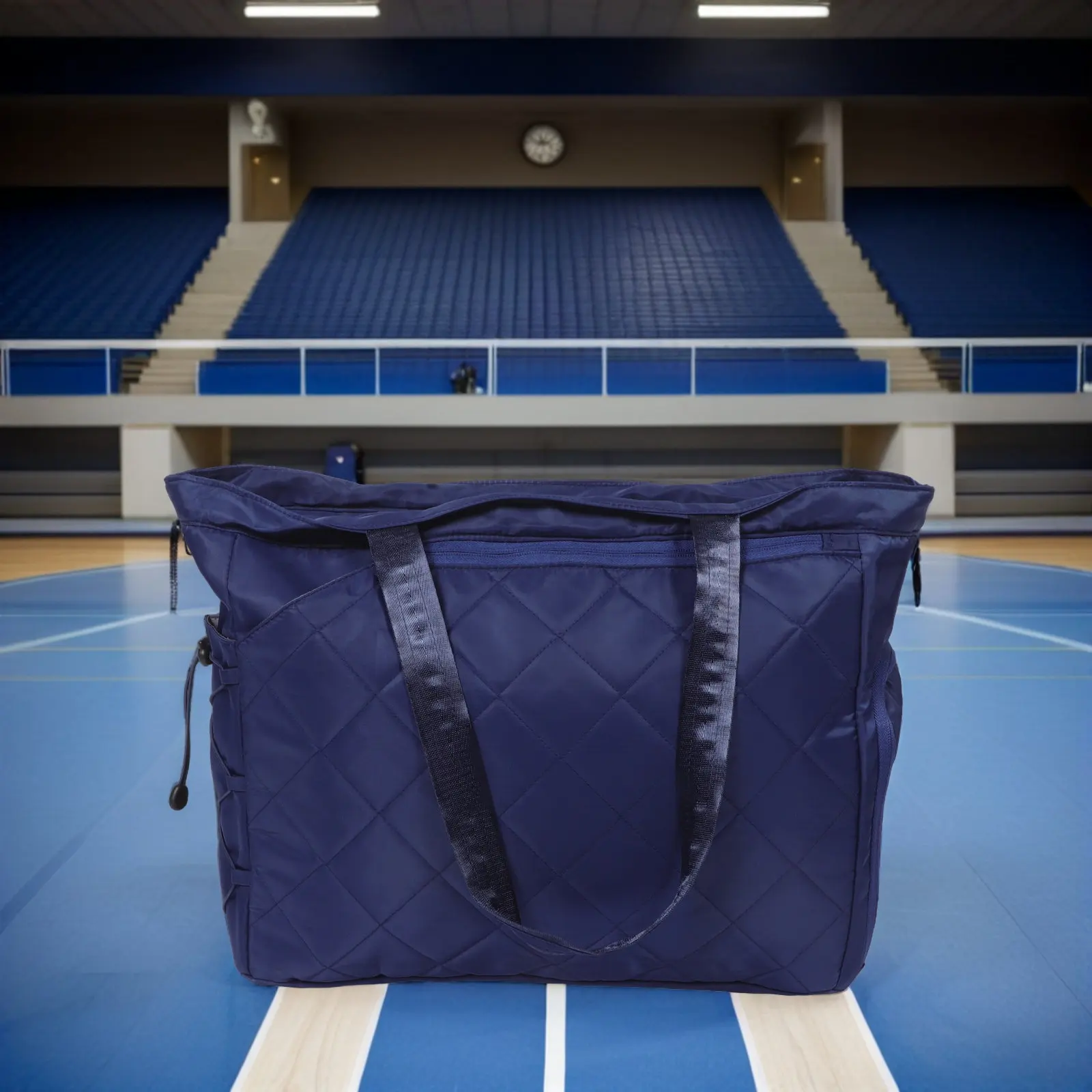 

Extra-Large Tennis Tote Bag for Women and Men with Dedicated Shoe Compartment Quilted Water-Resistant Lightweight Racket Bag