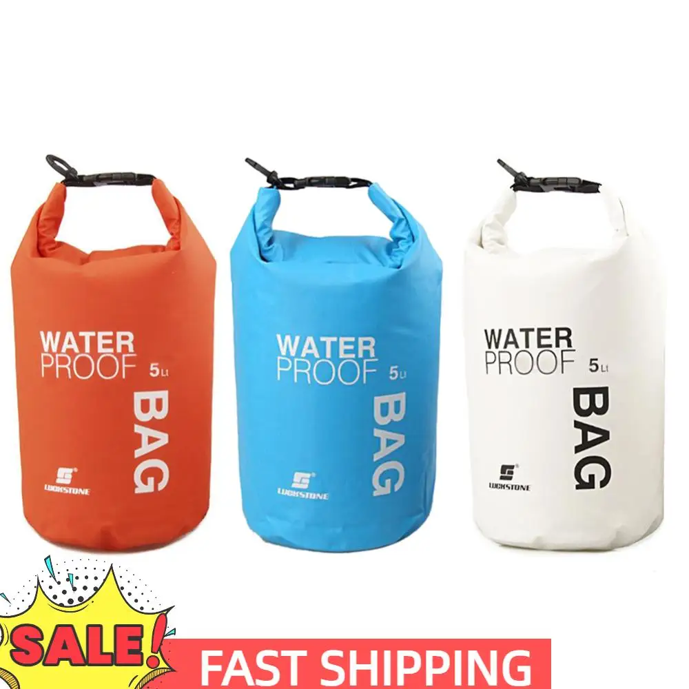 

5л водонепроницаемый сухой мешок, плавающий чехол для катания на лодках, каякинга, воды, сверхлегкий дрейфующий сетчатый мешок из ПВХ, рафтинг, каякинг, спортивная сумка