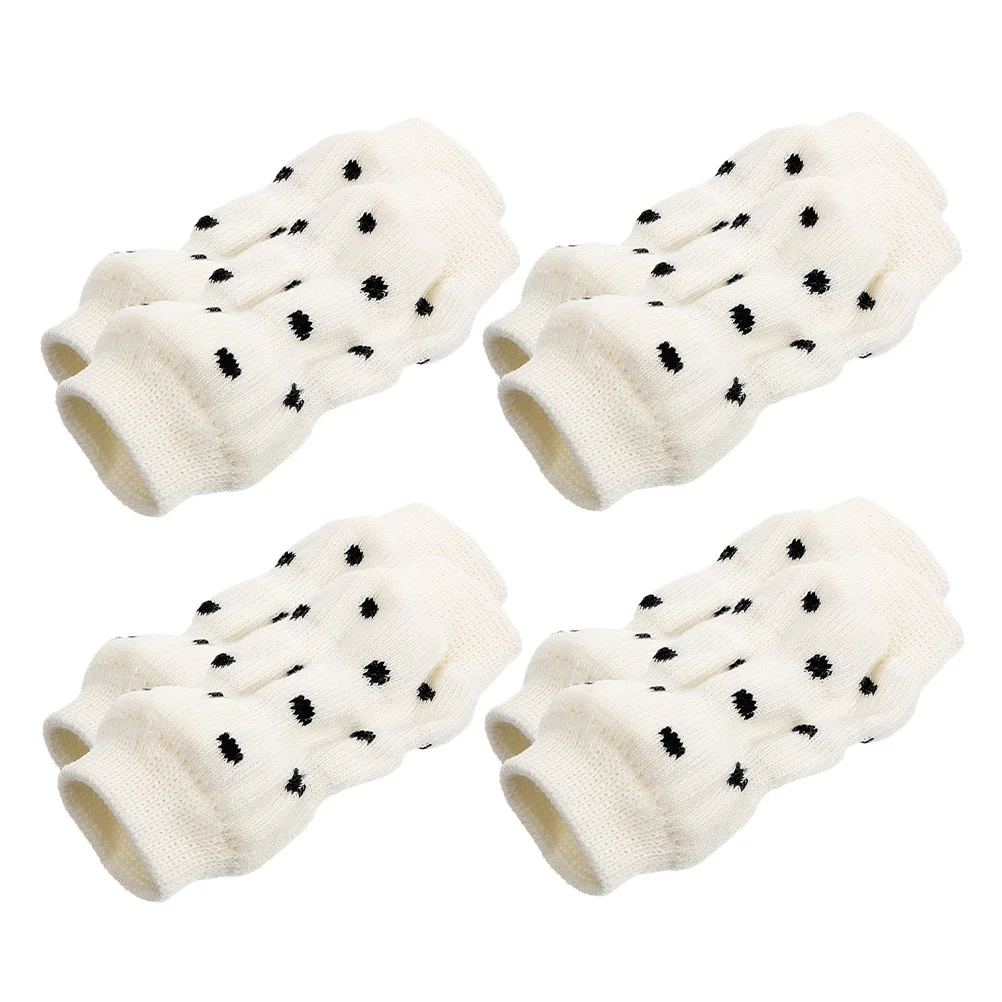 

8Pcs Protective Pet Socks Dog Leg Warmers Breathable Non Slip Dog Foot Covers Puppy Leg Sleeves for Outdoor Travel