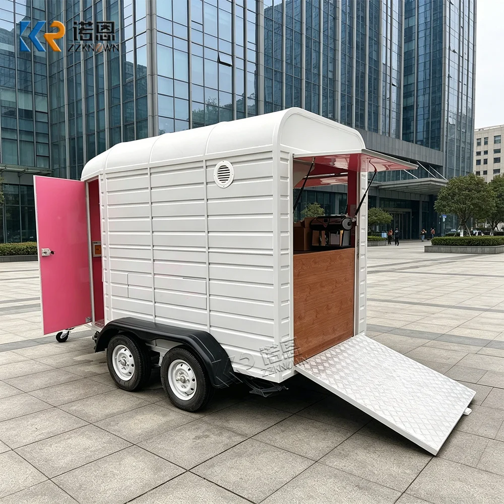 Concession Pizza Food Trailer Street BBQ Hot Dog Coffee Ice Cream Cart Mobile Food Trucks Fully Equipped