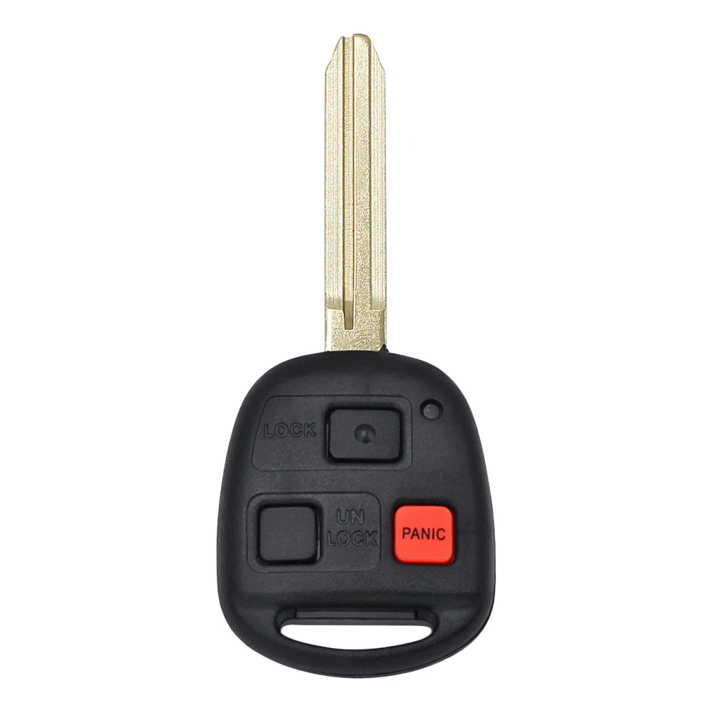 Ecusells 3 Buttons Remote Car Key 315MHz 4C Chip for Toyota Land Cruiser 1998 1999 2000 2001 2002 FJ Cruiser HYQ1512V