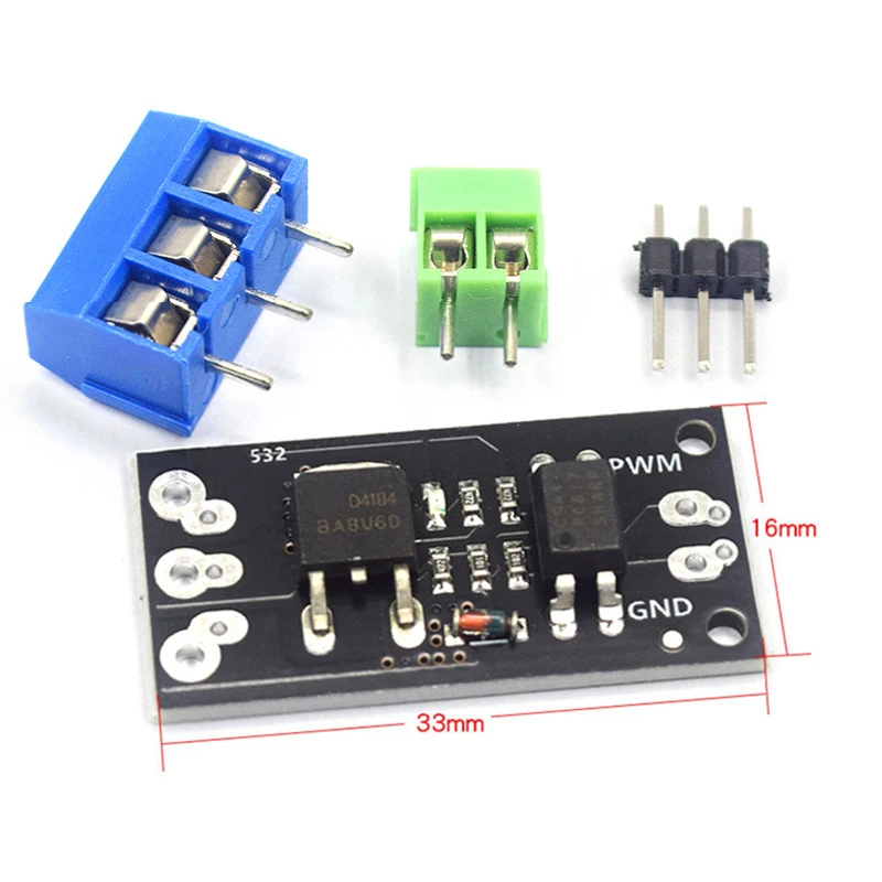 FR120N LR7843 AOD4184 D4184 Isolated MOSFET MOS Tube FET Module Replacement Relay 100V 9.4A 30V 161A 40V 50A Board