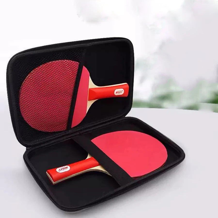 新しいEVAハードシェル高級卓球スポーツクラブスクエア卓球ラケット機器保護・収納バッグ