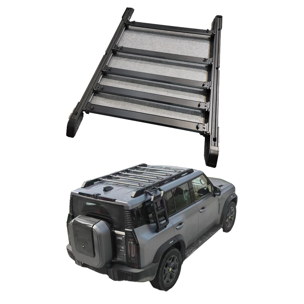 

JETRR011 ODM OEM Auto Universal Accessories Aluminum Car 4x4 CNC FINISHING ALUMINUM ROOF RACK FOR JETOUR T2 2023 ONWARDS