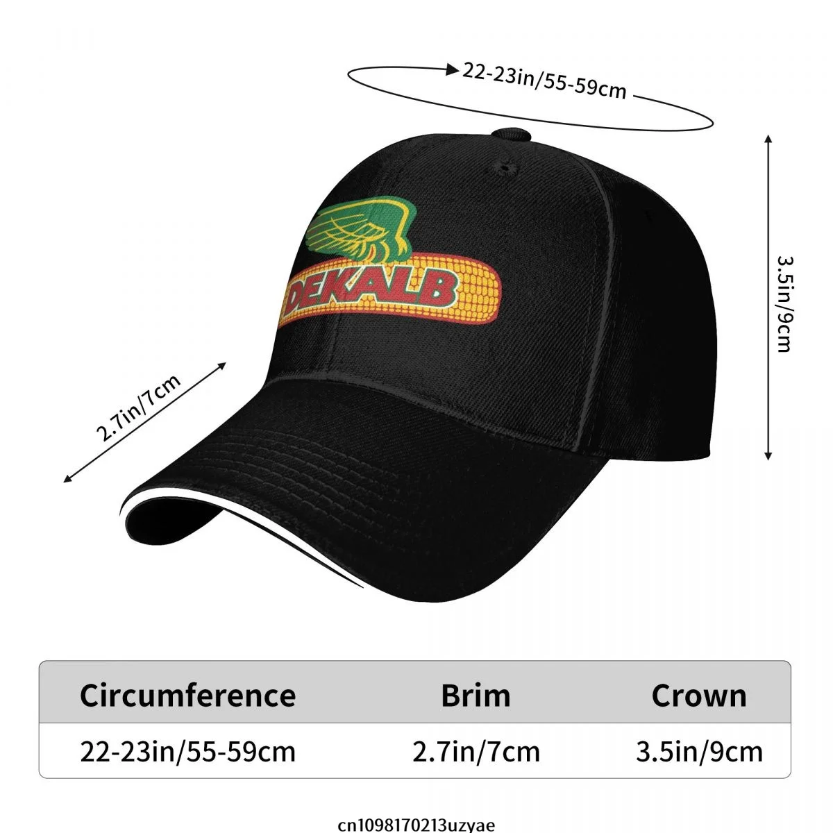 Dekalb Corn Seed Baseball Caps Hip Hop Sandwich Cap Men Women Adjustable Outdoor Sport Hat