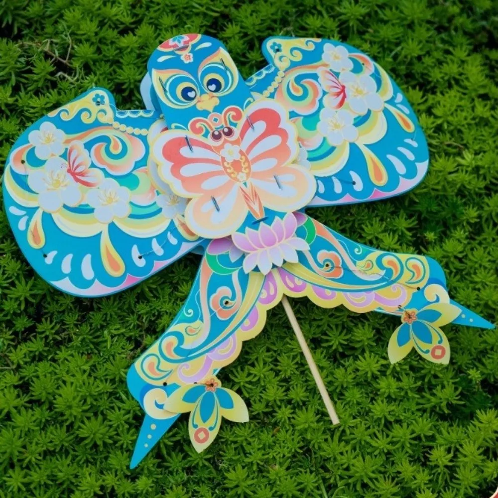 Can Carry and Hold Mid-Autumn Festival lantern DIY Handmade Paper Handheld Butterfly lantern with LED Light Chinese Style