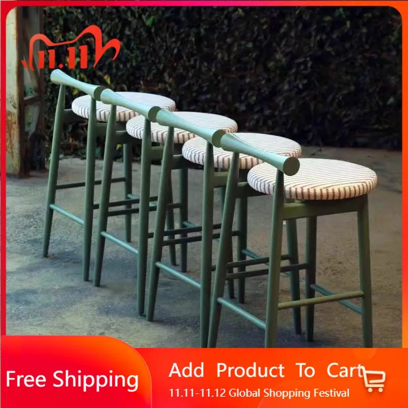 

Nordic Kitchen Bar Stools Office High Designer Modern Barstools Aesthetic Comfortable Vanity Sillas Para Comedor Bar Furniture