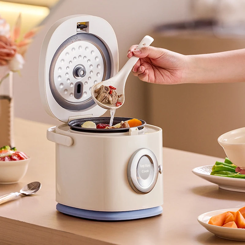 Мини-рисоварка 1,2 л, автоматическая бытовая кухонная электрическая машина для приготовления пищи на 1-2 человека, подогреватель еды, пароварка, маленькая рисоварка