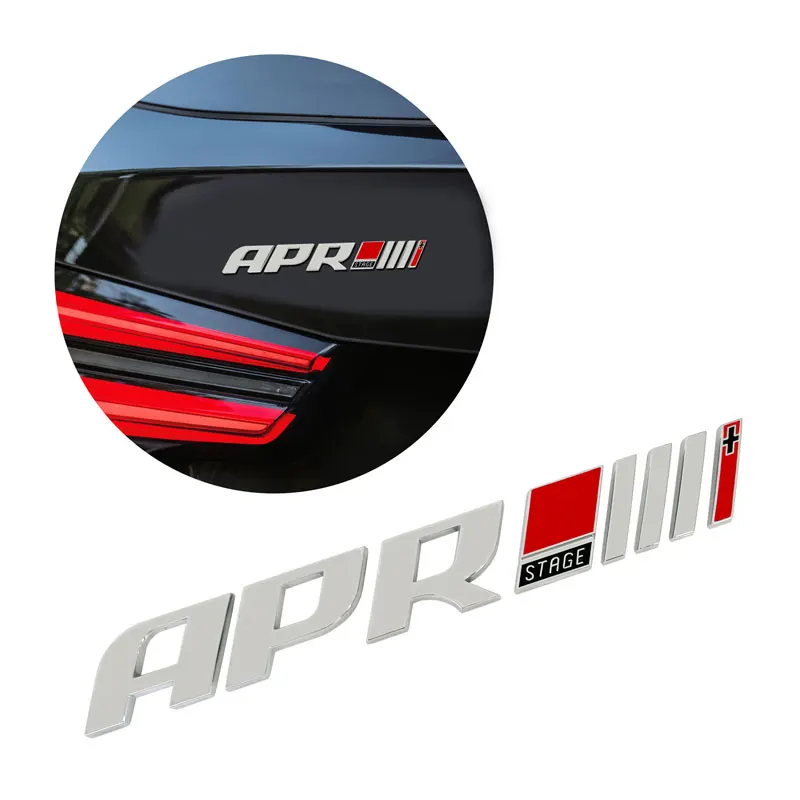 ثلاثية الأبعاد سيارة ديكور ABS أبريل المرحلة/شعار شعار الجانب الخلفي سيارة التصميم ملصق ل بولو جولف 5 6 7 CC باسات MK4 MK5 MK6 اكسسوارات