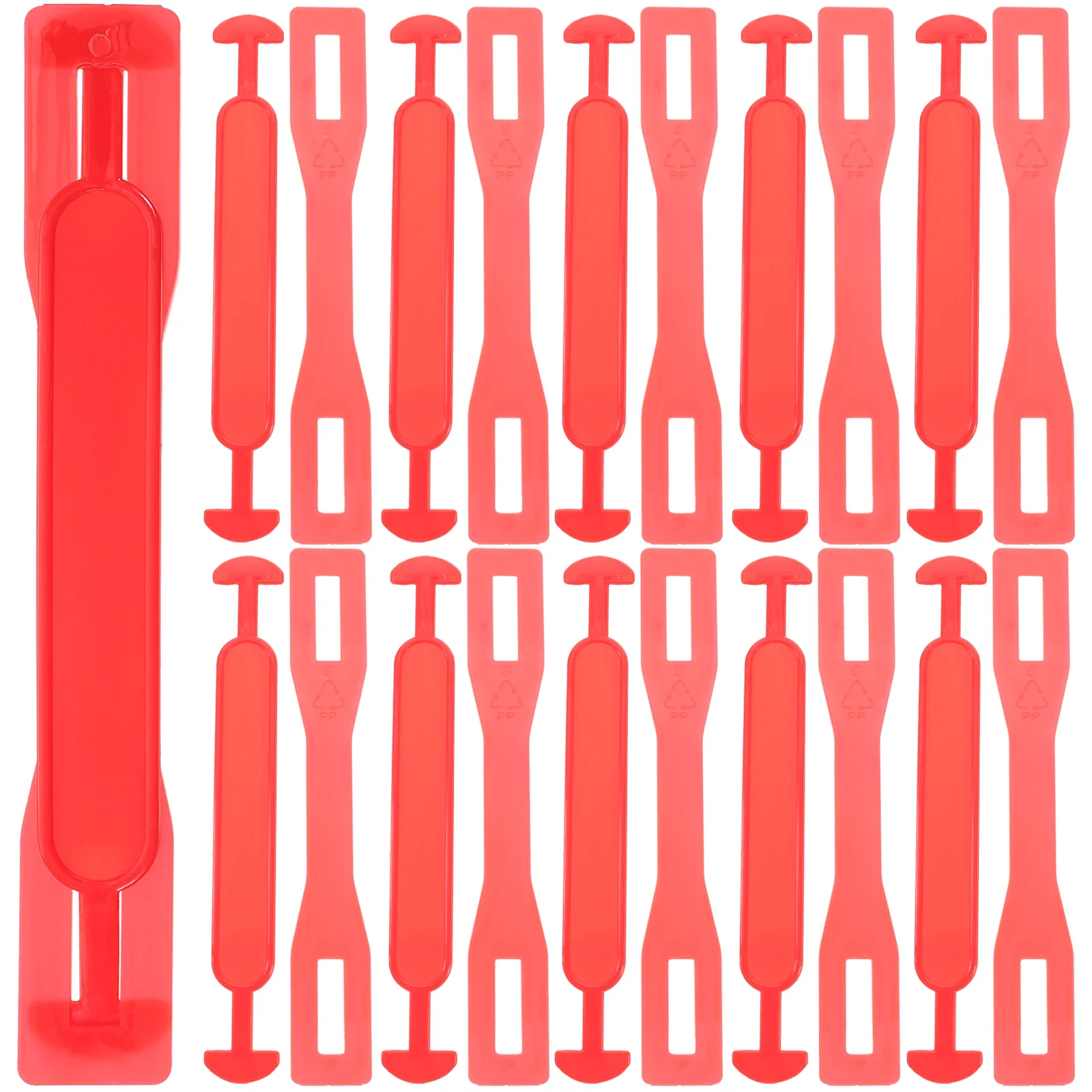 

100 Pcs Durable Cardboard Box Handles Soft Smooth Plastic Grab Handle For Milk Carton Gift Box Diy Replacement