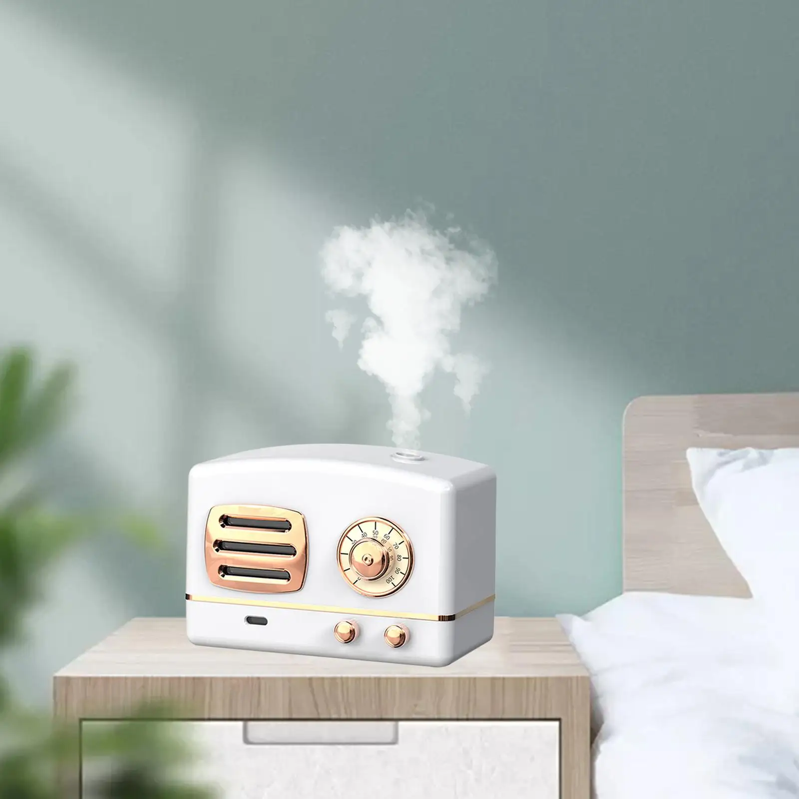 Umidificador fresco da névoa para o quarto, Aromaterapia, Difusor do óleo essencial, Silencioso