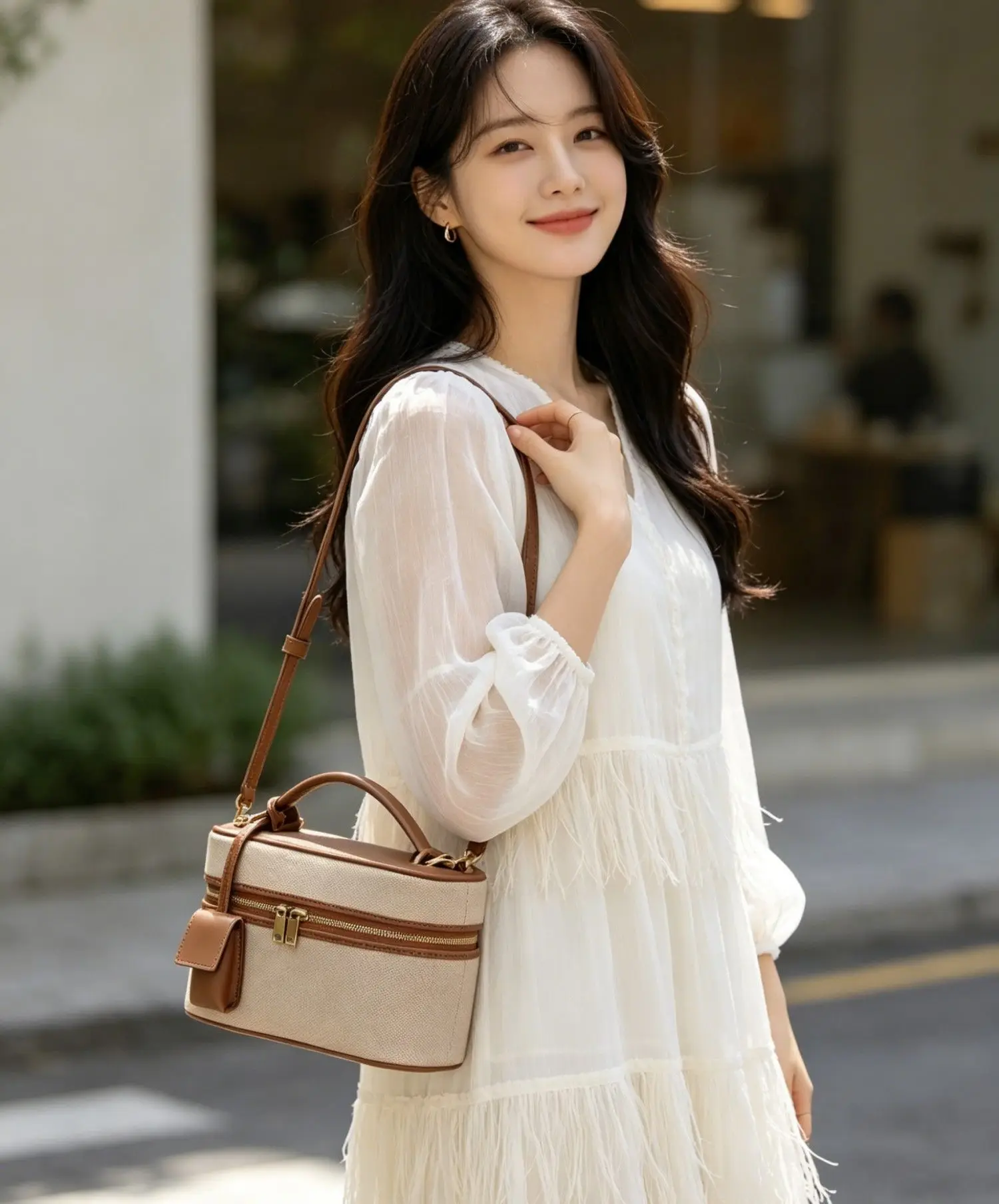 

genuine leather handbag, crossbody bag for everyday use,simple handbag,shoulder bag,small women's bag,fashionable handbag