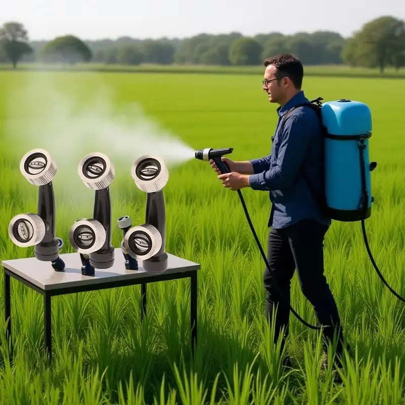 1/2/3 Holes High Pressure Fan Shape Sprinkler Head Sprayer Mist Nozzle For Agriculture Garden Irrigation Pesticide Spraying
