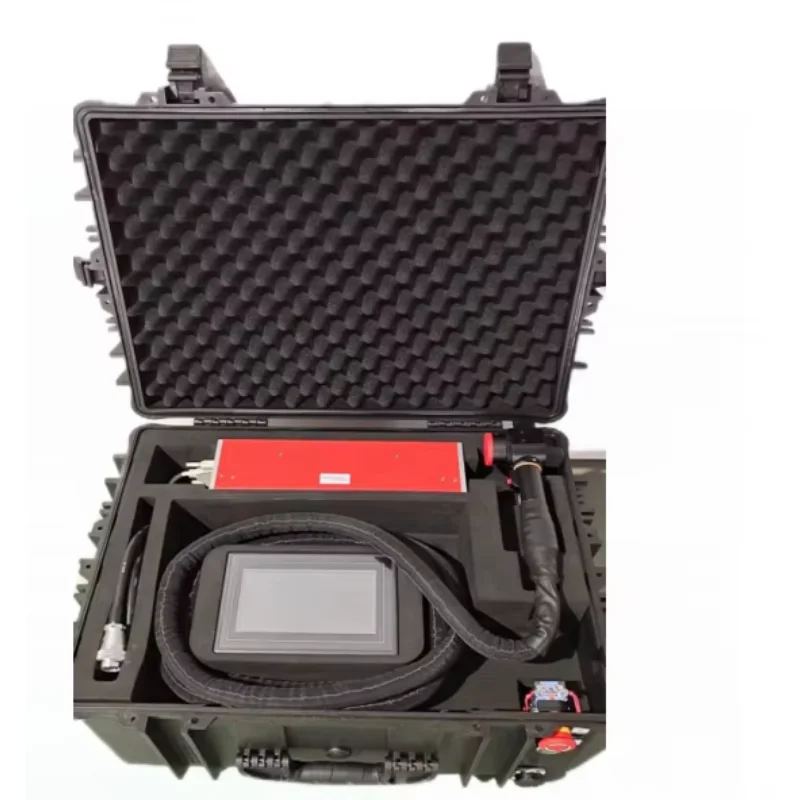 

Laser rust removal for metal laser cleaning backpack low power convenient 300W
