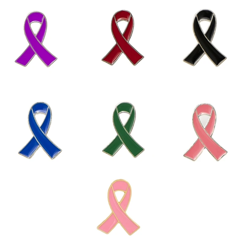 

10pcs Breast Cancers Awareness Lapel Pins Pink Ribbon Pins Ribbon Lapel Pins for Charity Recognition,Public Event