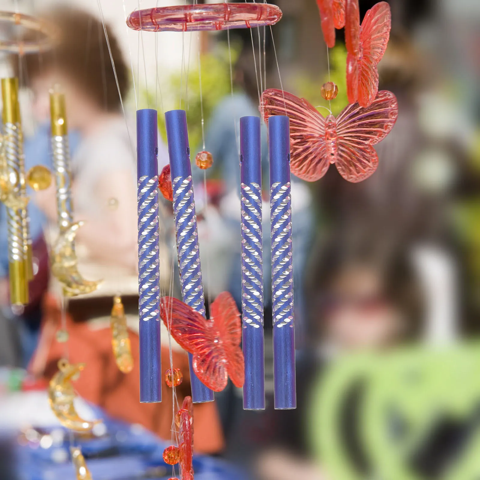 

1 set Metal Wind Chime Tubes Rustproof Oxidized Diy Hanging Crafts Replacement Parts For Joyful Sound Sturdy Durable