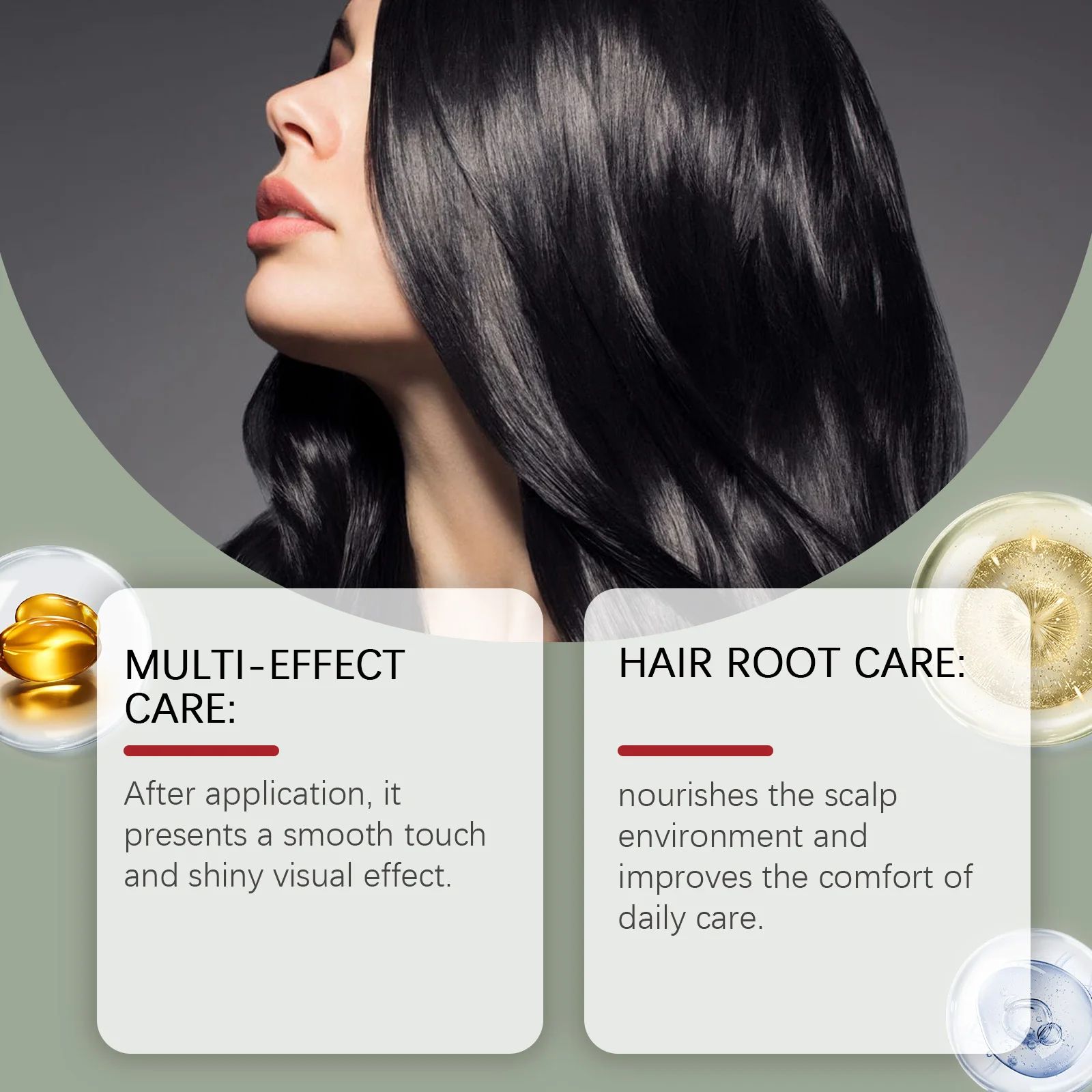 Hoegoa Scalp Care Essence Spray Mild Care For Dry Hair Strand Refresh Delicate Smooth Nourish Scalp Hydrating Hair Care Product