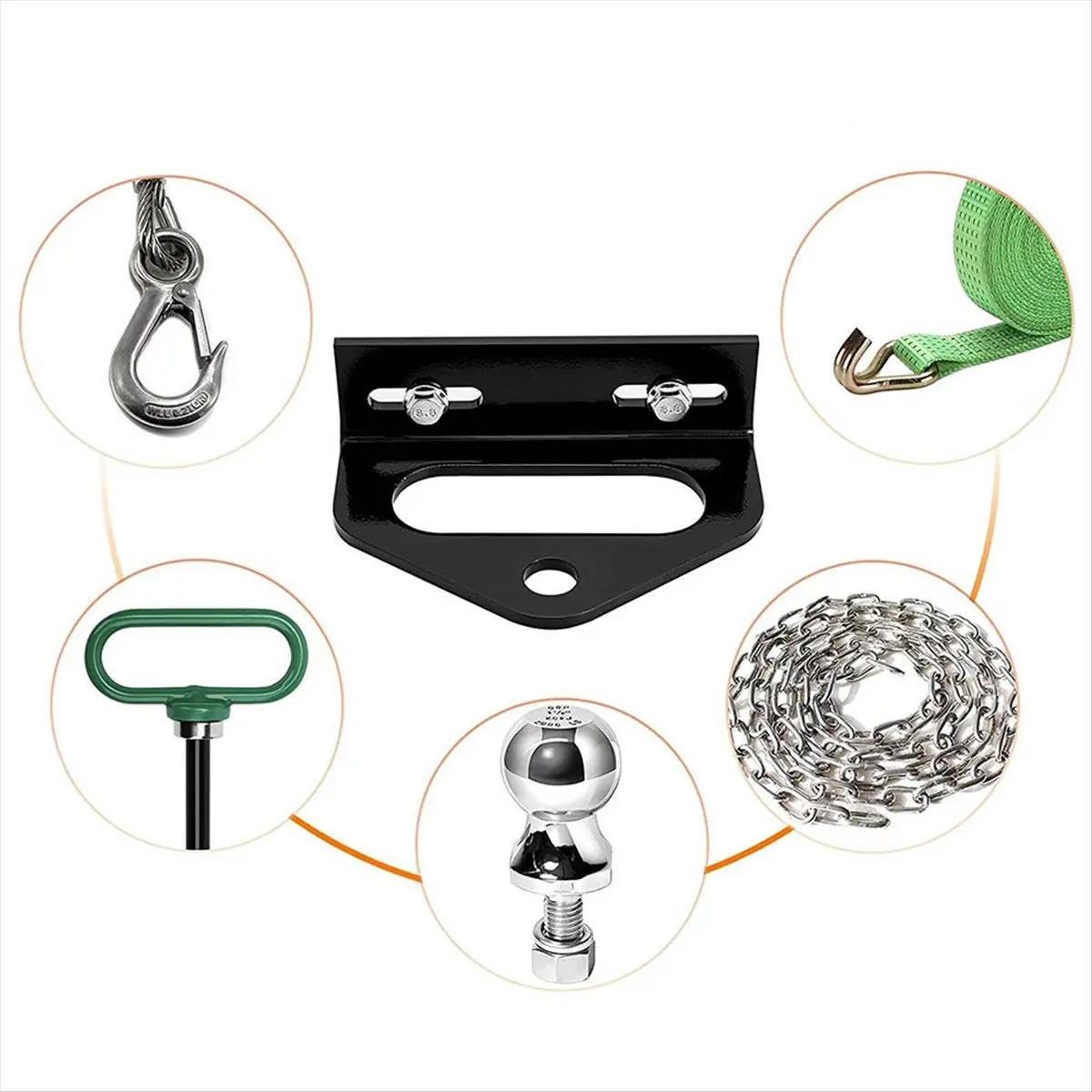 

Универсальный прицепной комплект (CNIM) для газонокосилок и тракторов с нулевым разворотом, усиленный, с монтажным комплектом