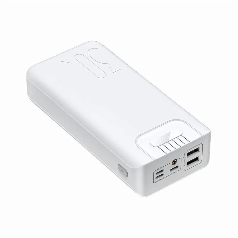 Per Xiaomi 30000mAh PowerBank Batteria esterna PoverBank 2 USB LED 30000mAh Tipo-c Caricatore portatile Power Bank