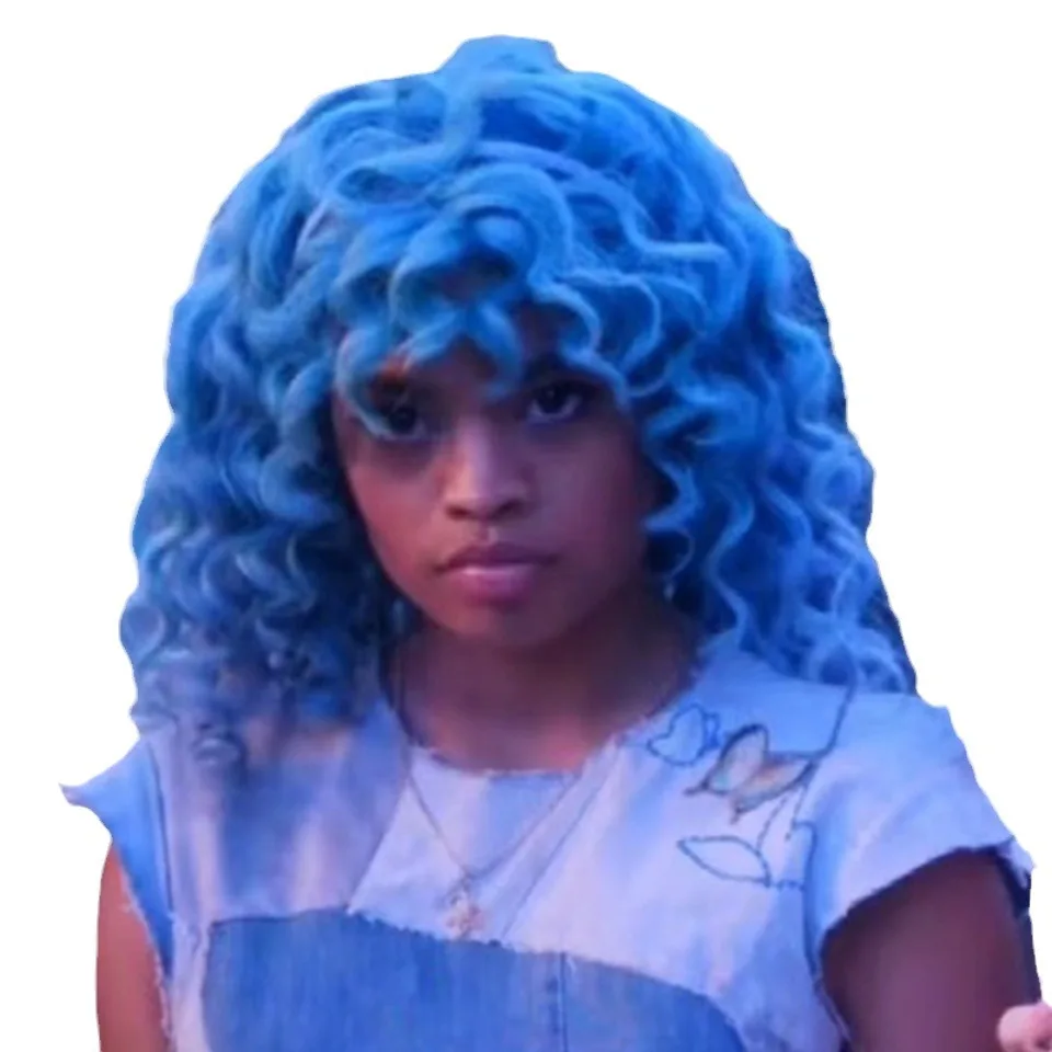 Königin der Herzen Prinzessin Bridget Lange Synthetische Perücke Cosplay Kostüm Party Hitzebeständige Faser Haaransatz Kleberlose Halloween Frauen