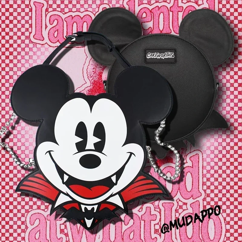 Disney Cartoon Anime Vampires Mickey Mouse Shoulder Bag Glow At Night Funny Mickey Mouse Bag Cute For Birthday Gifts