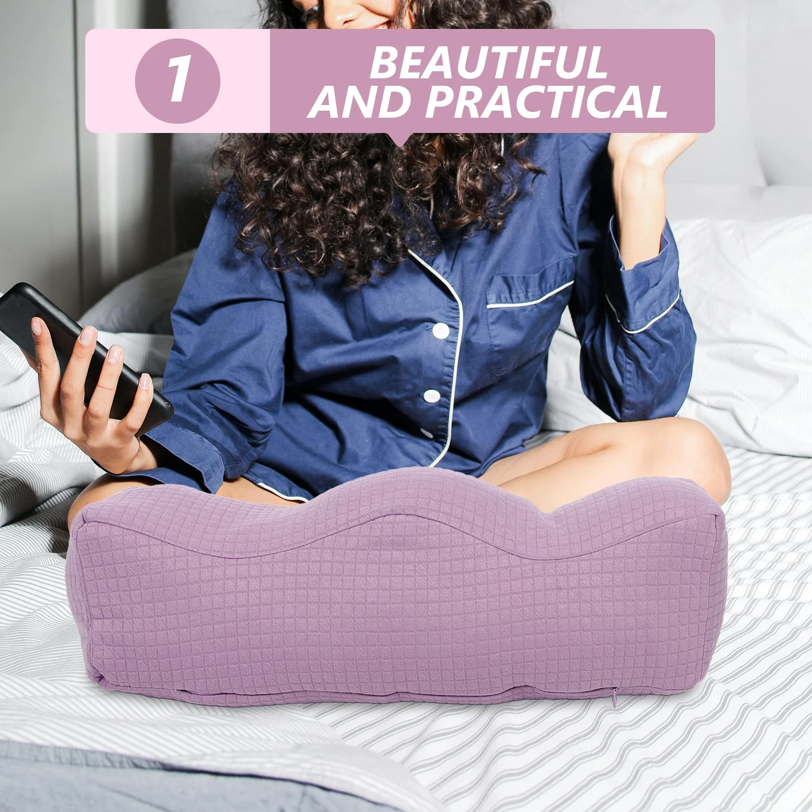 

Elevation Pp Cotton Filled Foot Rest Cushion Bed Sofa Office Use Leg Pillow For Sleeping Leg Elevation Pillow For