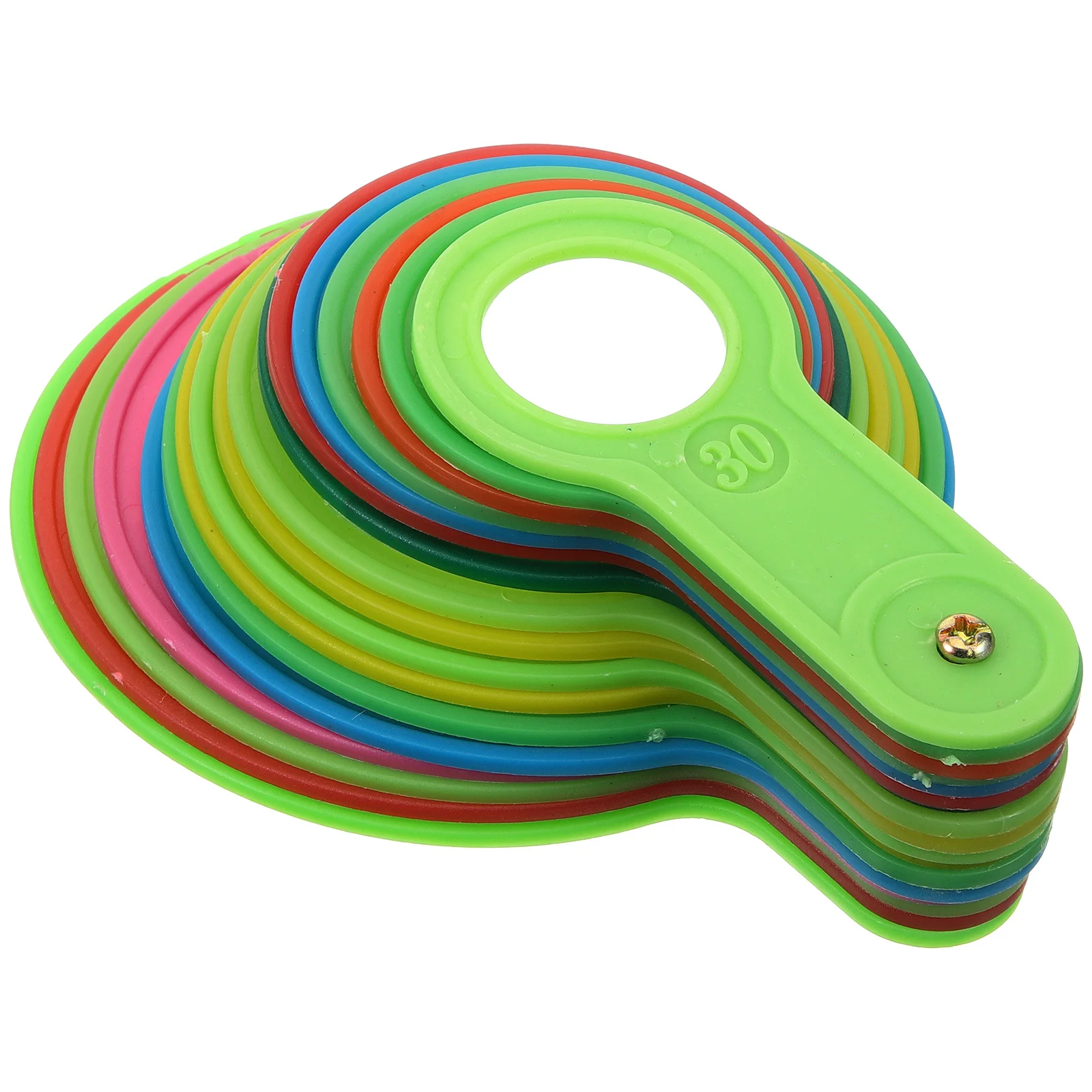 Plastic Fruit Diameter Measuring Lap Durable Measuring Tool for Oranges Citrus Apples Peaches Fruit Grading Diameter Gauge