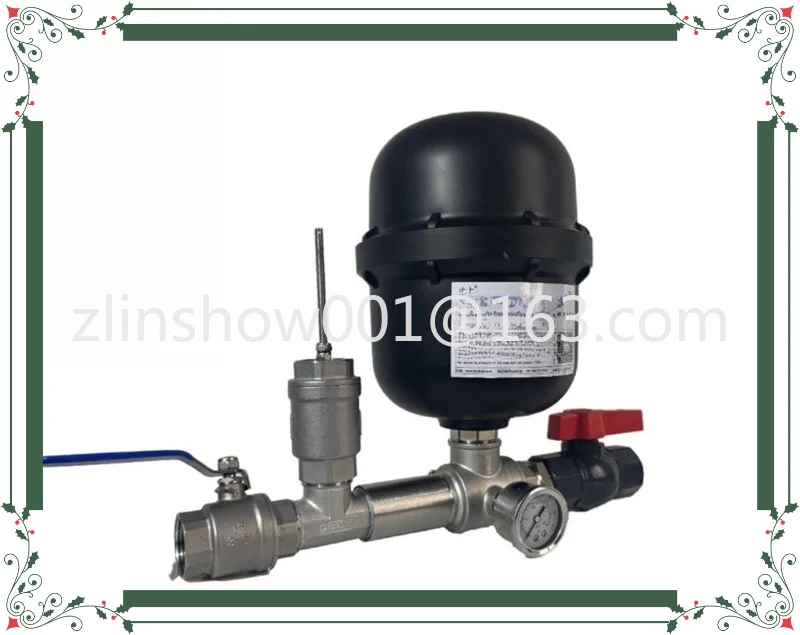 1 Stainless Steel Gun Type Water Hammer Pump Kit Hydraulic Ram Pump Water Hammer Pump