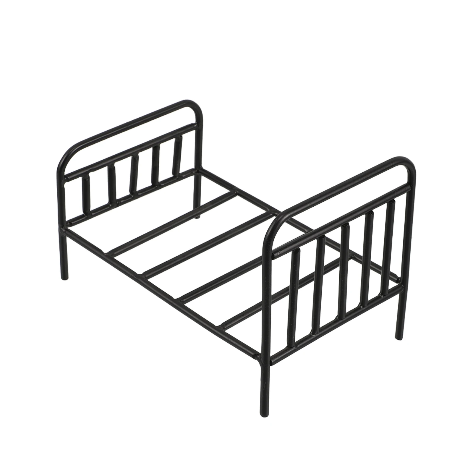 

Small Bed Flower Pot Stand Dollhouse Decorations Mini Gardening Holder Decorative Metal Iron Artificial Toy