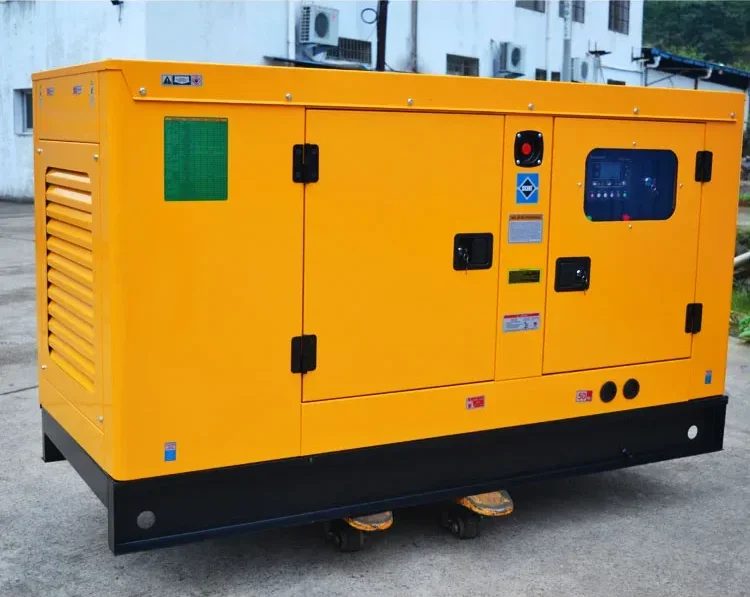 Regulated Brushless Power Canopy Type Standby diesel Generator Set 100kVA  80KW 100kw 200KW Silent diesel Generators  for Home