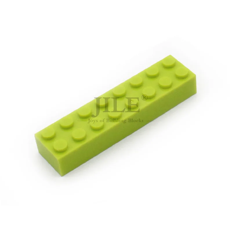 40 stks Moc Bouwsteen Dikke Baksteen 2x8 3007 DIY Creatieve Enlighten Basics Klassieke Sets Compatibel Assembleert Deeltjes speelgoed
