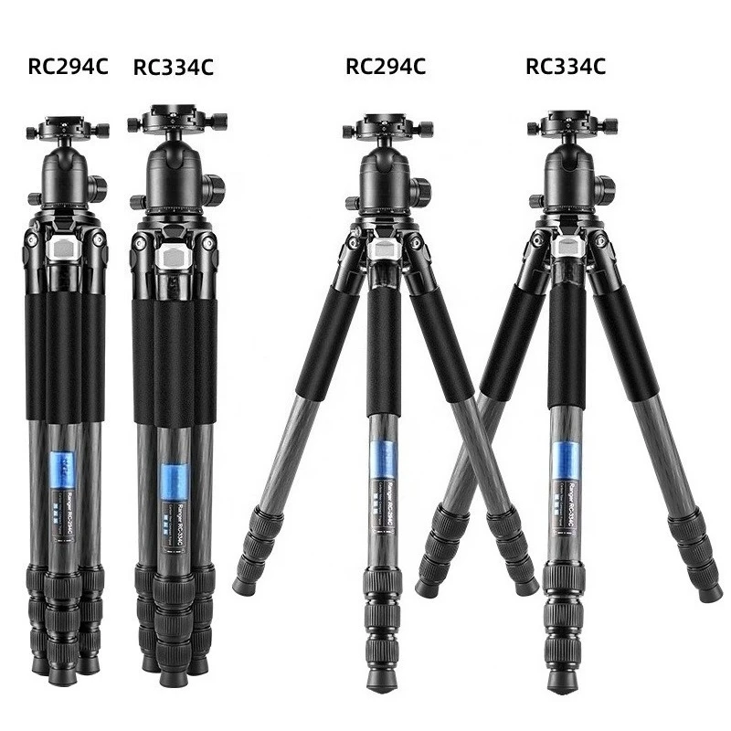 

High quality carbon fiber professional DSLR camera tripod, large tripod with gimbal