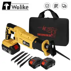 Cordless Reciprocating Saw Chainsaw Wood Metal PVC Pipe Cutting Reciprocating Saw Power Tool For Makita 18V Battery