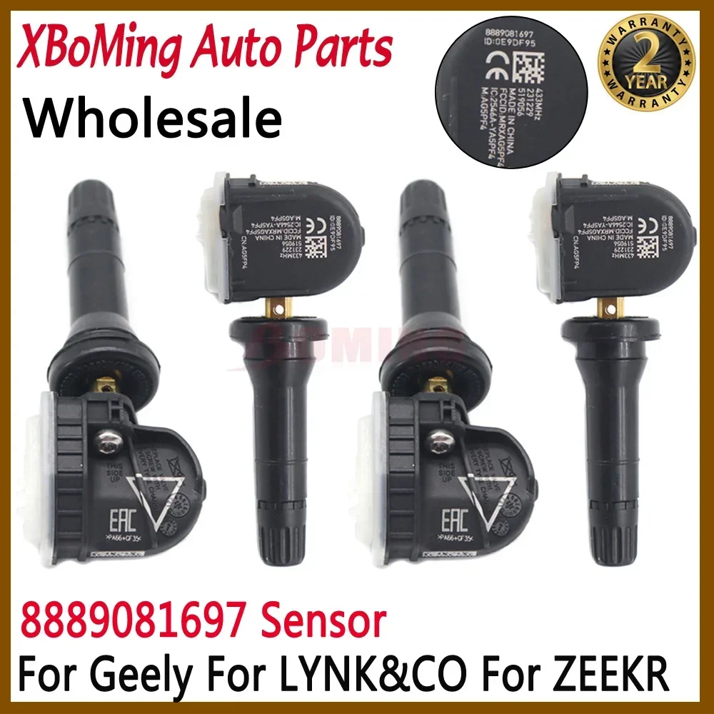 NEW 8889081697 TPMS Tire Pressure Sensor For Geely Monjaro Atlas Atlas L Tugella Tugella L 2021-2024 LYNK&CO 01 03 05 09 ZEEKR