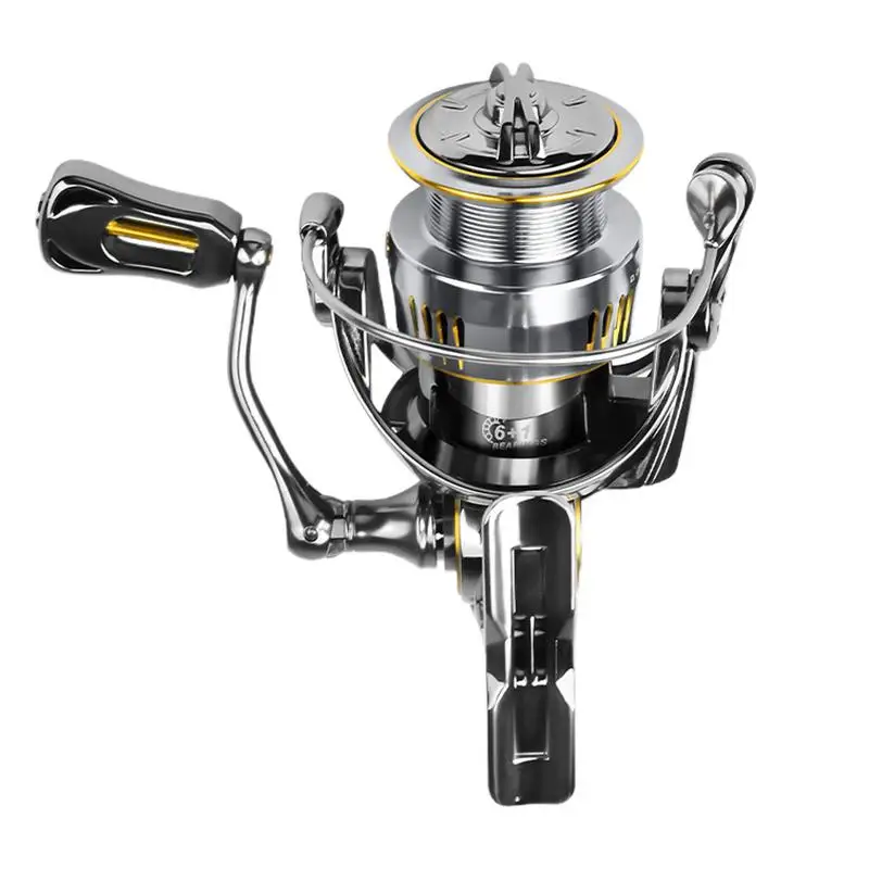 

Fishing Reel For Saltwater Surf Fishing Reels Waterproof 5.2:1 Gear Ratio Smooth High Speed Powerful Fishing Reel For Salmon