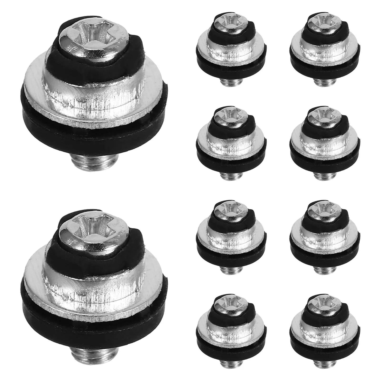 

10pcs Hard Disk Mini Computer Stud Screws Shock Absorption For Pc Server Workstation Fastening Screw Replacement Small Repair