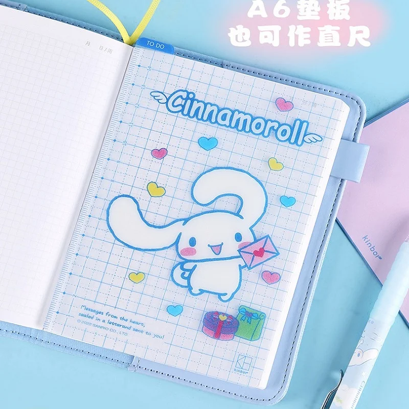 Imagem -06 - Kinbor-kawaii a6 Notebook Handbook Grupo Papelaria Cute Dog Journal Página Interna Grade Voltar à Escrita Escolar Desenho Suprimentos Presente