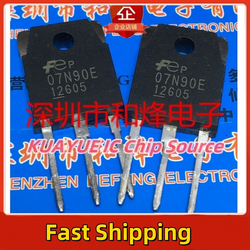 10PCS-30PCS   07N90E FMH07N90E  TO-3P 900V 7A   Best Quality Fast Shipping