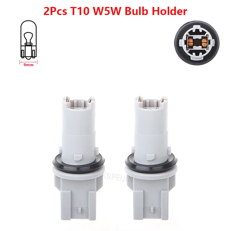 2x T10 W5W Bulb Holder For Nissan Altima Maxima Clearance Light Socket Accessories