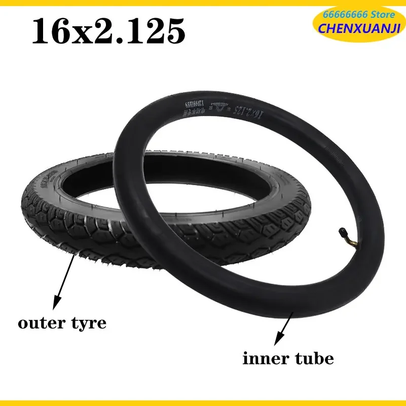 16x2.125 Electric Bicycle Tires 16x2.125 54-305 Inch Electric Bicycle Tyres Inner Tubes Bike Tyre Whole Sale Use