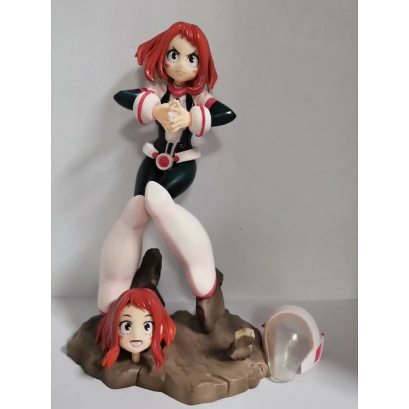 21cm My Hero Academia Uraraka Ochako Anime Girl Figure Model Statue Boys Collection Desktop Decoration Ornament Toys Gifts