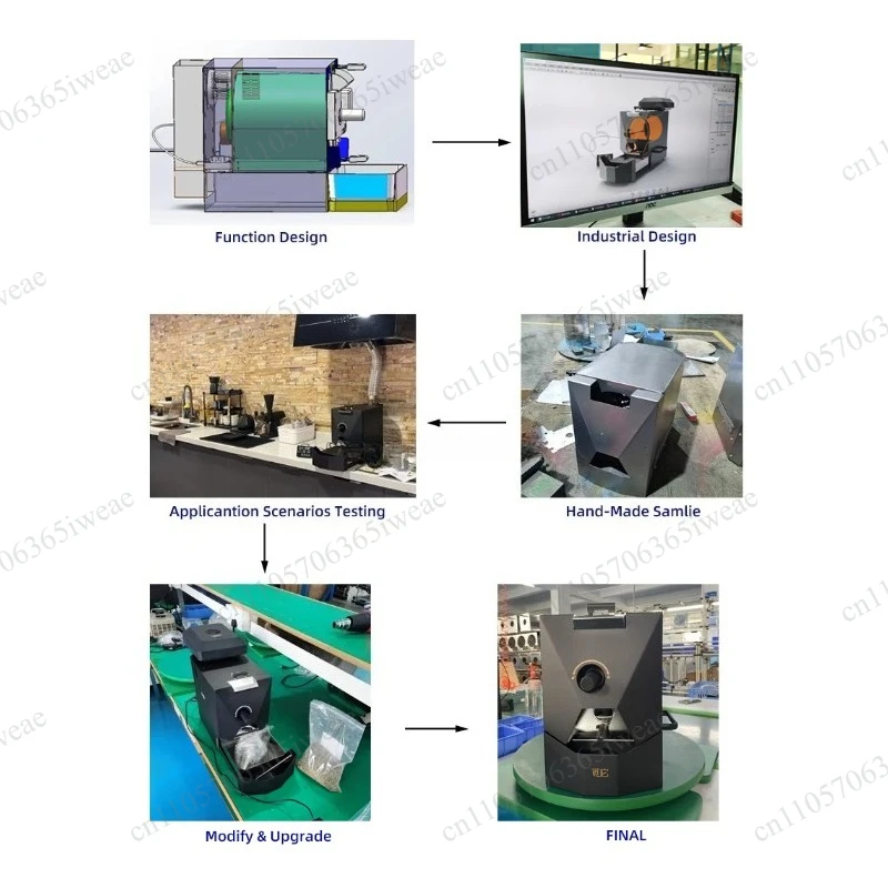 The second generation factory of automatic coffee bean roaster Tostador de cafe supplies CE certificate for household use
