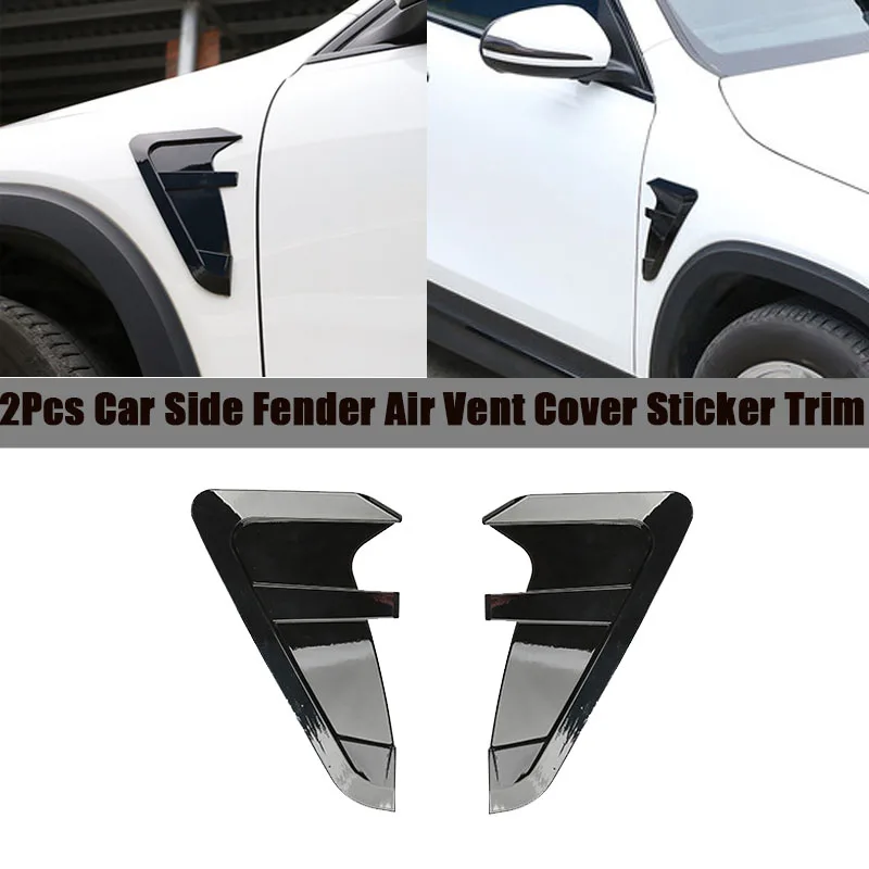 Car Side Fender Air Vent Cover Sticker Decorative Accessories for Mercedes-Benz GLB 180/200/250 2020 2021