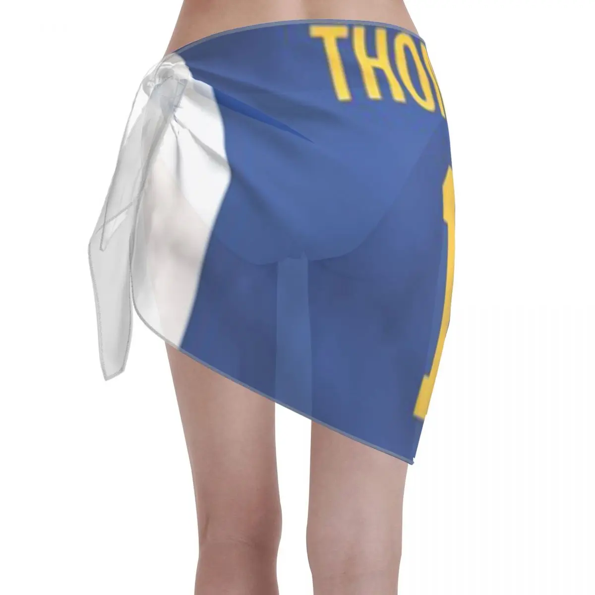 Promotion Klay Thompson Jersey Women's Beach Wrap SkirtCruise Ship Leisure Lightweight Sarong