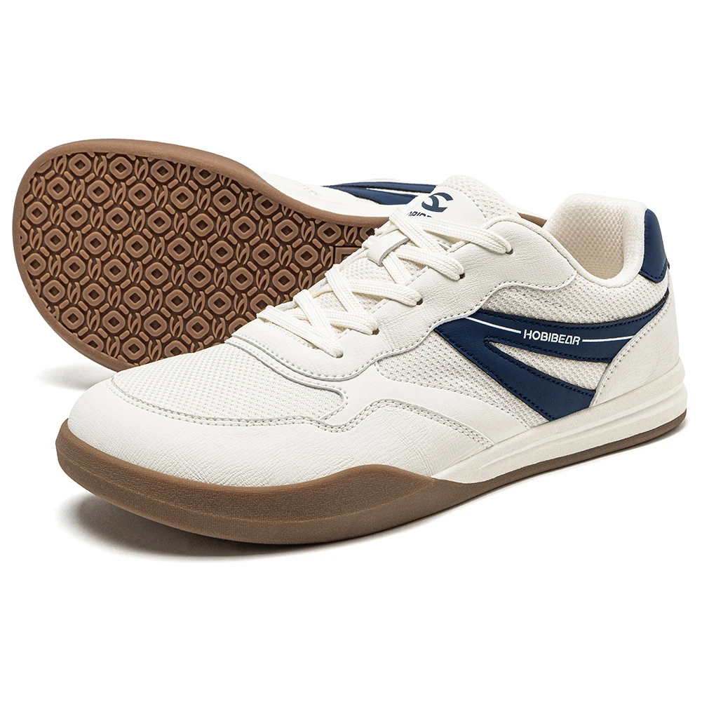 HOBIBEAR Herren-Schuhe mit breiter Breite, Barfuß-Schnürsneaker, leichte, flexible, lässige Wanderschuhe für Unisex – Detail 4